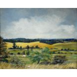 After Paul Maze - Landscape, bears signature and date, oil on board, 39.5 x 49cm