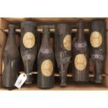 Twelve bottles of vintage Guinness Extra Stout, James Gate Dublin, bottled by Skinner & Rook Ltd