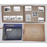 Travel. Four albums of photographs, including vintage motor sport, c1930-1951, mostly captioned