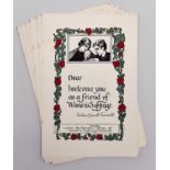 Suffragists. National Union of Women's Suffrage Societies unused stationery - eight supporters'