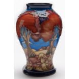 A Moorcroft Wanderer's Sky vase, early 21st c, 15.5cm h, impressed and painted marks Good condition,