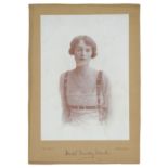 The album of Hilda Willoughby, illustrated with postcard sized photographs, signed by friends and