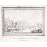 Captain William Baillie (1723-1810) after Jan van Goyen - Alphen near Leyden, soft ground etching,