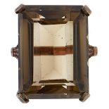 A citrine ring, in gold marked 9ct, 8.4g, size R Good condition