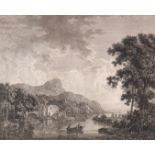 Thomas Hearne (1744-1817) after George Barret RA - Landscape, engraving published by John Boydell