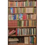 Six shelves of books, miscellaneous general shelf stock, to include early 20th c publishers