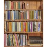 Three and a half shelves of books, miscellaneous general shelf stock