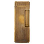 A Dunhill gold plated Rollagas lighter Worn