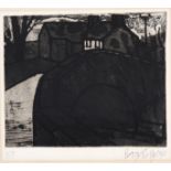 Percy Kelly (1918-1993) - Hump Back Bridge Cumberland, etching, signed by the artist in pencil,