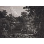 William Woolett (1735-1785) and William Ellis (1747-1810) after Richard Wilson RA - Solitude,