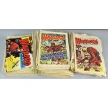 A collection of vintage 1970's Warlord comics,