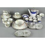 Two part tea coffee services, to include Royal Doulton and Minton,
