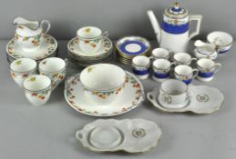Two part tea coffee services, to include Royal Doulton and Minton,