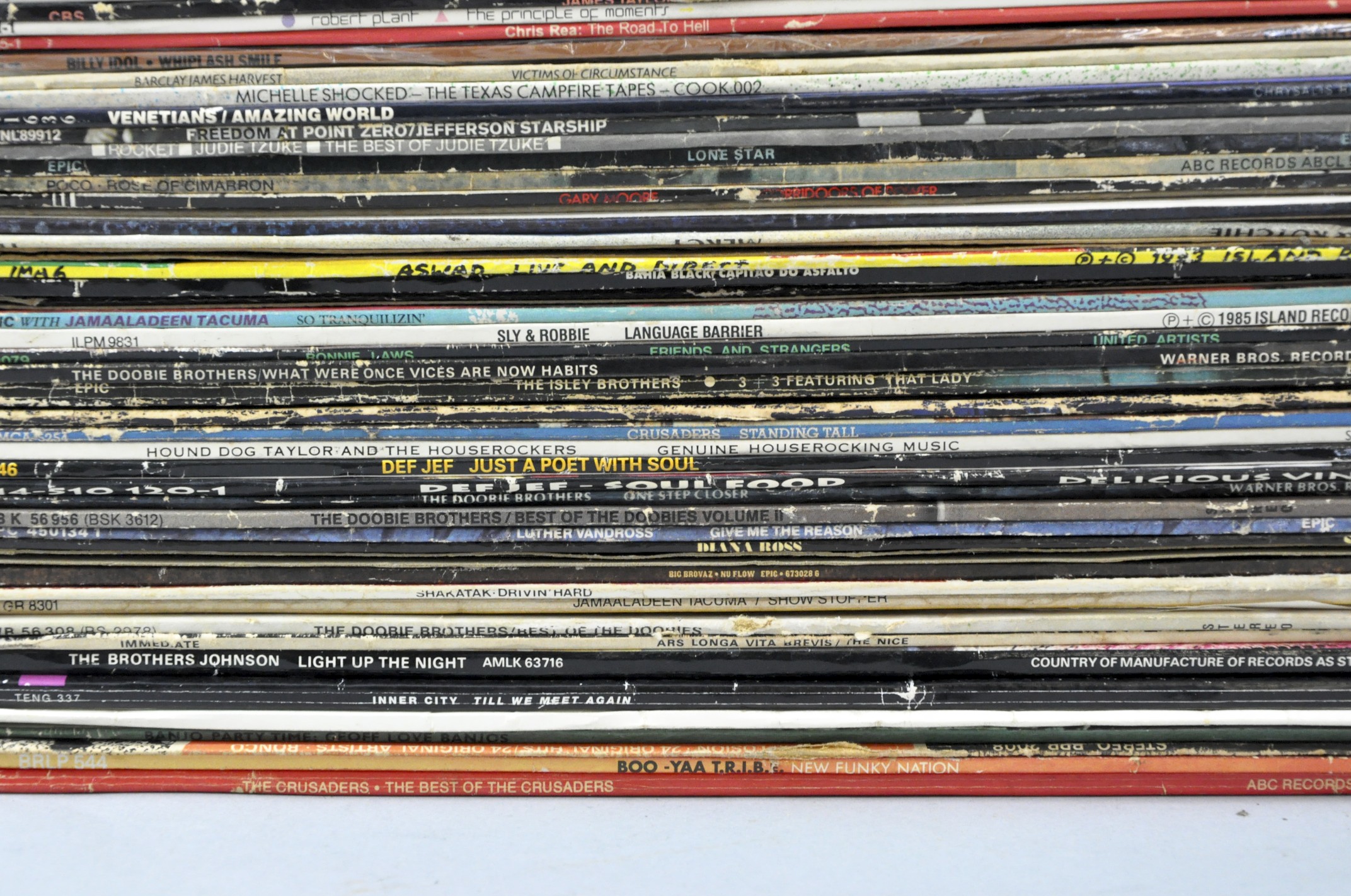 A collection of assorted vinyls, mostly rock, to include Slave, Prism, - Image 2 of 6
