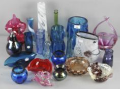 A large collection of 20th century Studio glass and other, to include Isle of Wight,