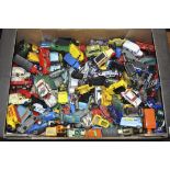 A large collection of un-boxed model cars,