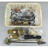 A collection of assorted tools, to include spanners,