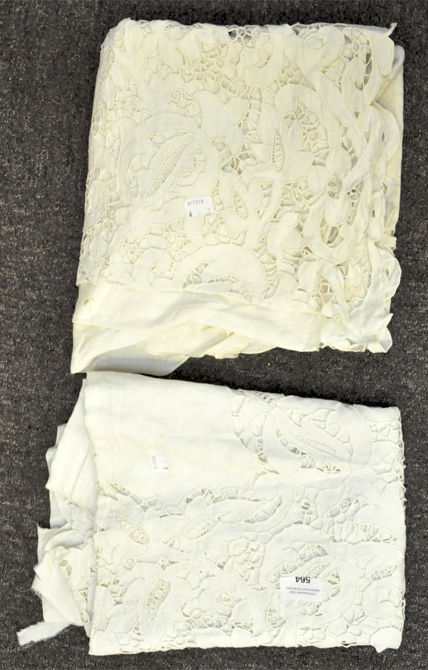 Two pieces of Broiderie Anglaise,