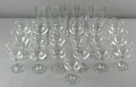 A collection of catering glasses, to include Hi-balls and Paris goblets.
