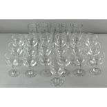 A collection of catering glasses, to include Hi-balls and Paris goblets.