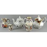 A collection of assorted Ceramics including Masons and Royal Albert old Country Roses Teapots,