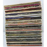 A collection of assorted vinyls, mostly rock, to include Slave, Prism,