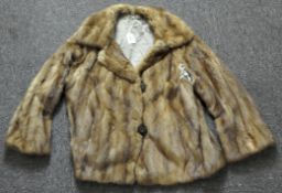 A vintage lady's fur coat