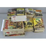 A large quantity of Commando and other comics