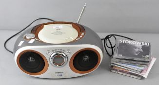 A Phillips CD/Radio player