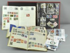 A collection of various Stamp albums containing GB and rest of the world examples