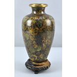 An early 20th century Chinese cloisonne with polychrome enamelled decoration depicting a