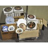 A large collection of Bradford Exchange collector's plates, mostly still boxed,