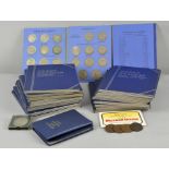 A collection of Decimal and pre-Decimal coins in original folders