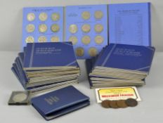 A collection of Decimal and pre-Decimal coins in original folders