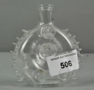 An early 20th century Baccarat miniature bottle, probably for Cognac,