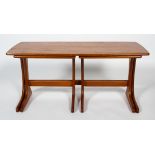 A teak nest of tables, possibly G-Plan,