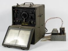 A mid century British Army Signal Corps frequency meter BC-221-AF,