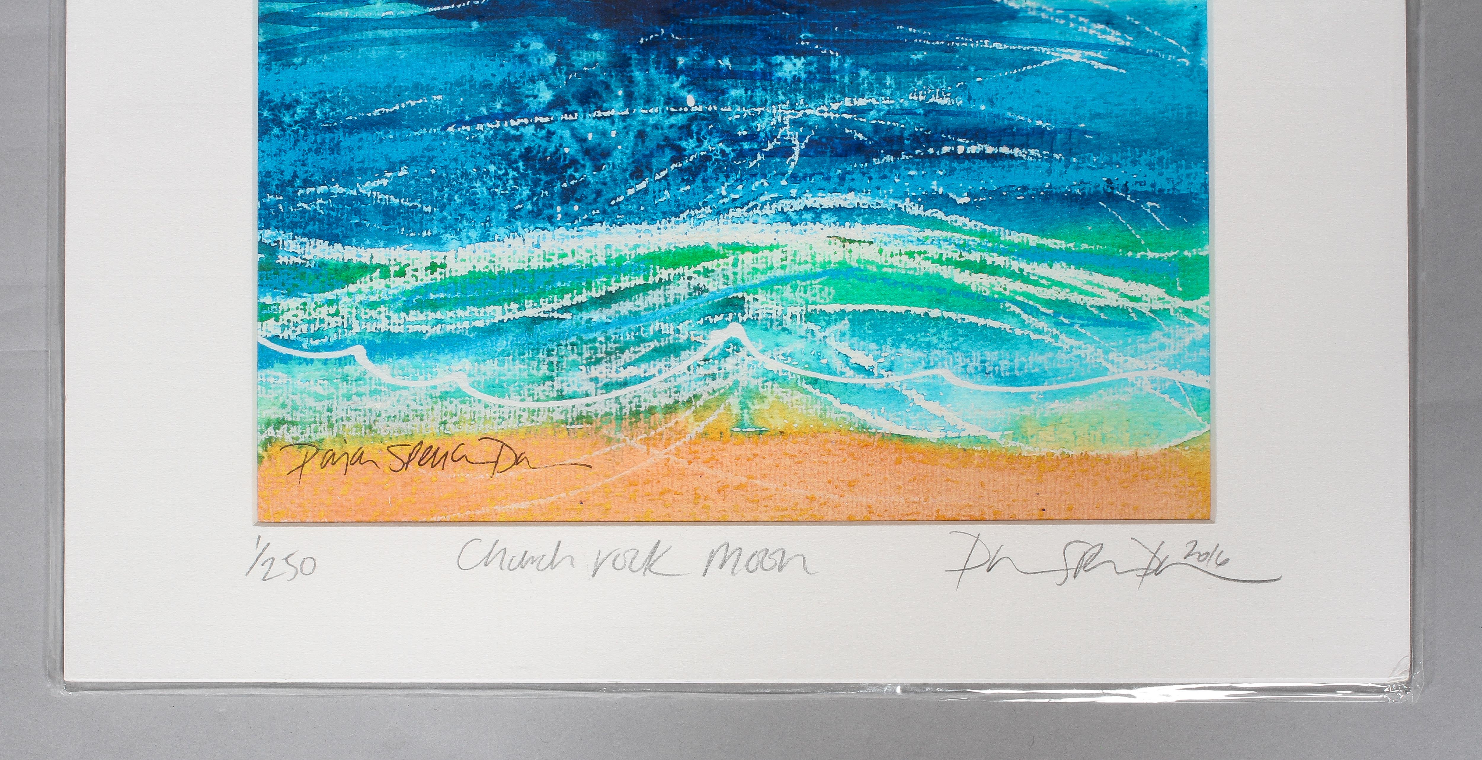 Dorian Spencer Davies, Rocky Coastal scene, watercolour, signed bottom left, - Image 2 of 3