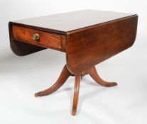 A Regency mahogany Pembroke table,