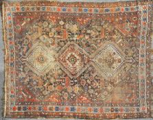 An Iranian Khamseh rug,