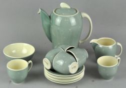 A 1930's Susie Cooper 'Kestrel' pattern coffee set