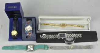 A collection of assorted wristwatches, to include a Ciro,