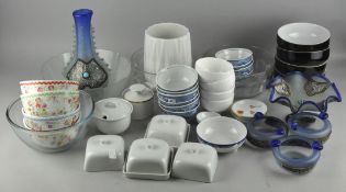 A collection of bowls and dishes