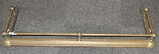 A brass fender,