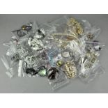 A collection of assorted costume jewellery,