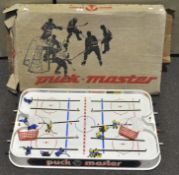 A 'Puck Master' ice hockey tabletop game,