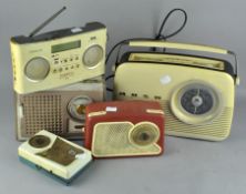 A group of four vintage radios, to include Bush, Decca, Danceset,