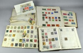 A collection of assorted stamps in numerous albums,