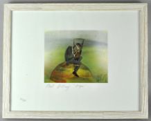 Phil Disley, a framed and glazed print titled "Hope" depicting Barack Obama, limited edition 76/500,