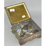 A collection of coins from GB and around the world, including Half Crowns, 1866,